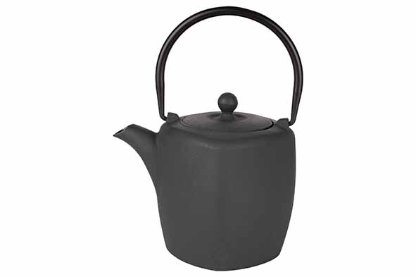 cosy & trendy THEEPOT DONKERGRIJS 0 9L 10X17XH14CM GIE TIJZER