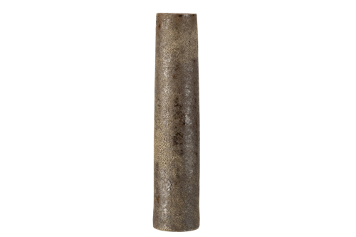 cosy & trendy VAAS REACTIVE GOLDEN SANDED TEX ZAND 8X8 XH35CM CILINDRISCH AARDEWERK