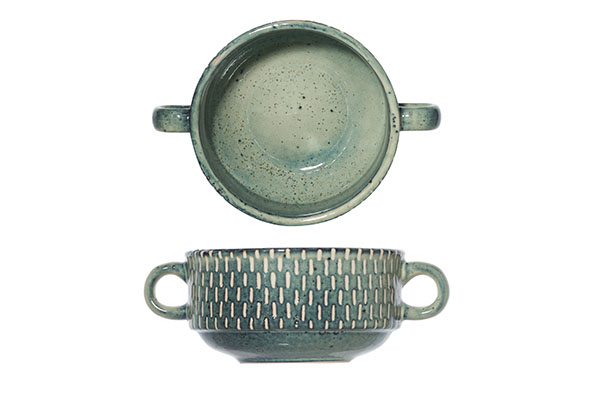 cosy & trendy VENEZIA UNO SOEPTAS D11.5XH5.8CM 33CL MET TWEE GREPEN