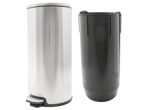 cosy & trendy WASTY PEDAALEMMER RVS 20L D25XH52CM ROND