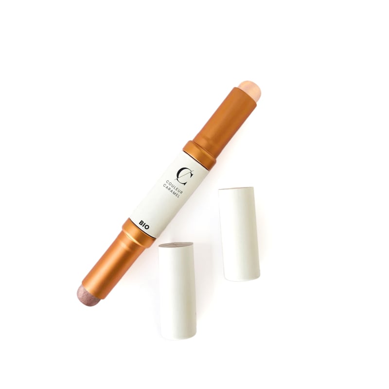 couleur caramel Shine Eye Duo Pink gold/ Golden (168)