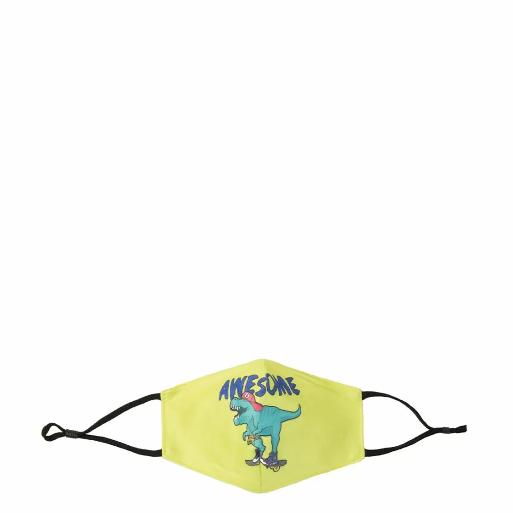 cowboysbag Cowboysbag Awesome Dino Mask Kids Apple Green