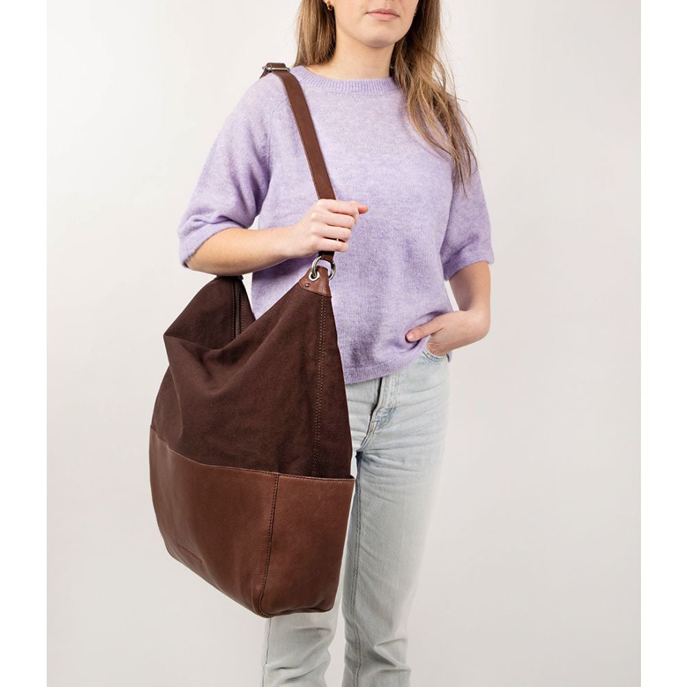 Cowboysbag Cowboysbag Bag Lissabon 15.6 Inch X Saskia Weerstand Brown