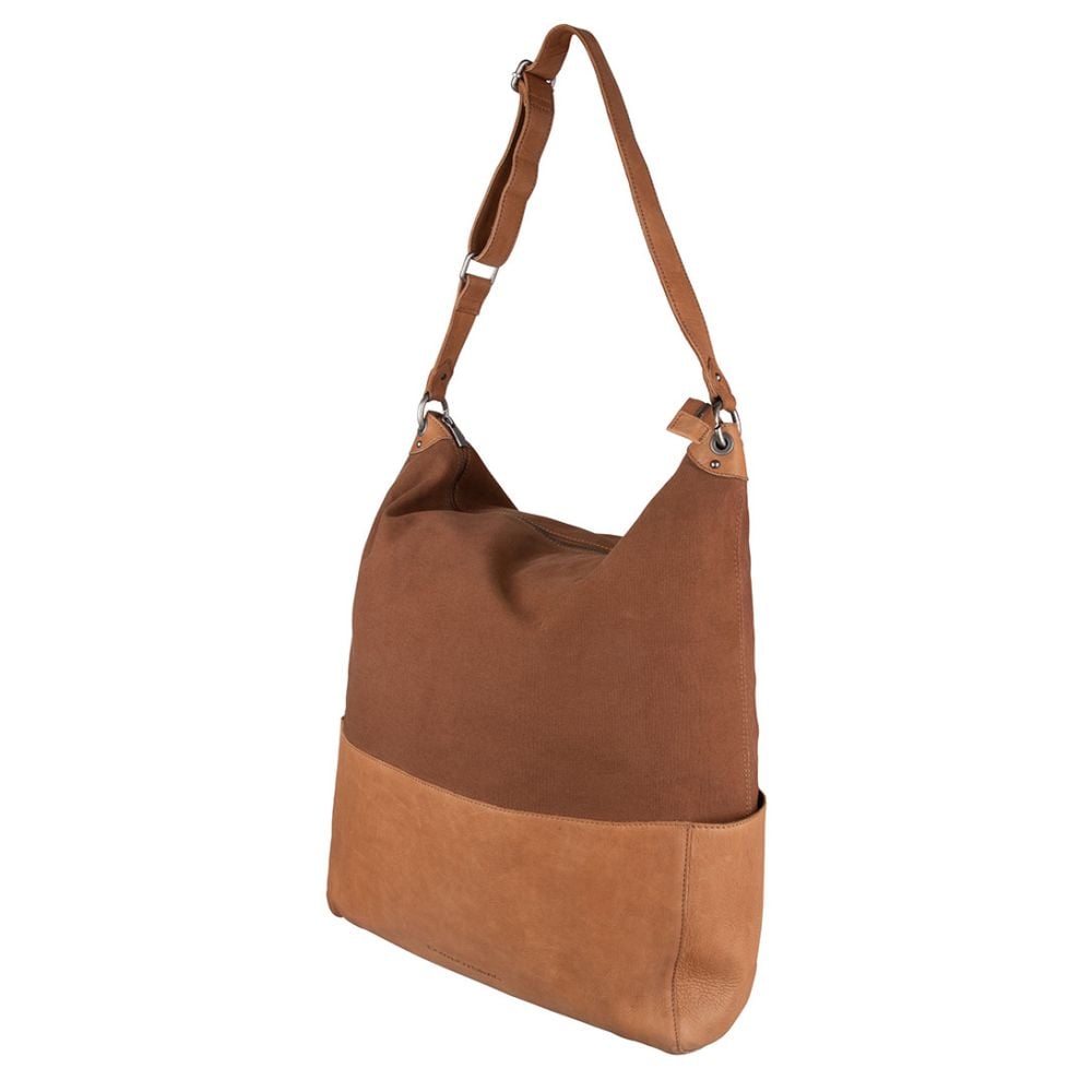 Cowboysbag Cowboysbag Bag Lissabon 15.6 Inch X Saskia Weerstand Camel