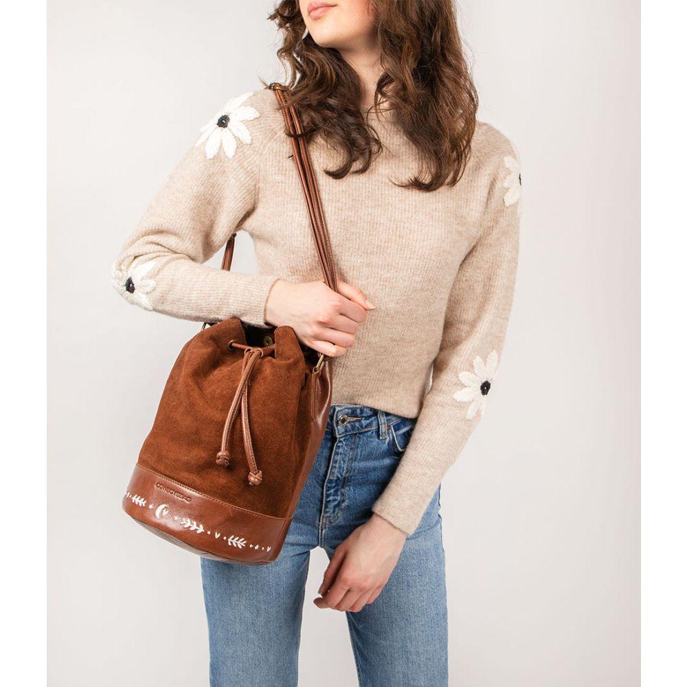 Cowboysbag Cowboysbag Bucket Solstice X Dappermaentje Cappuccino