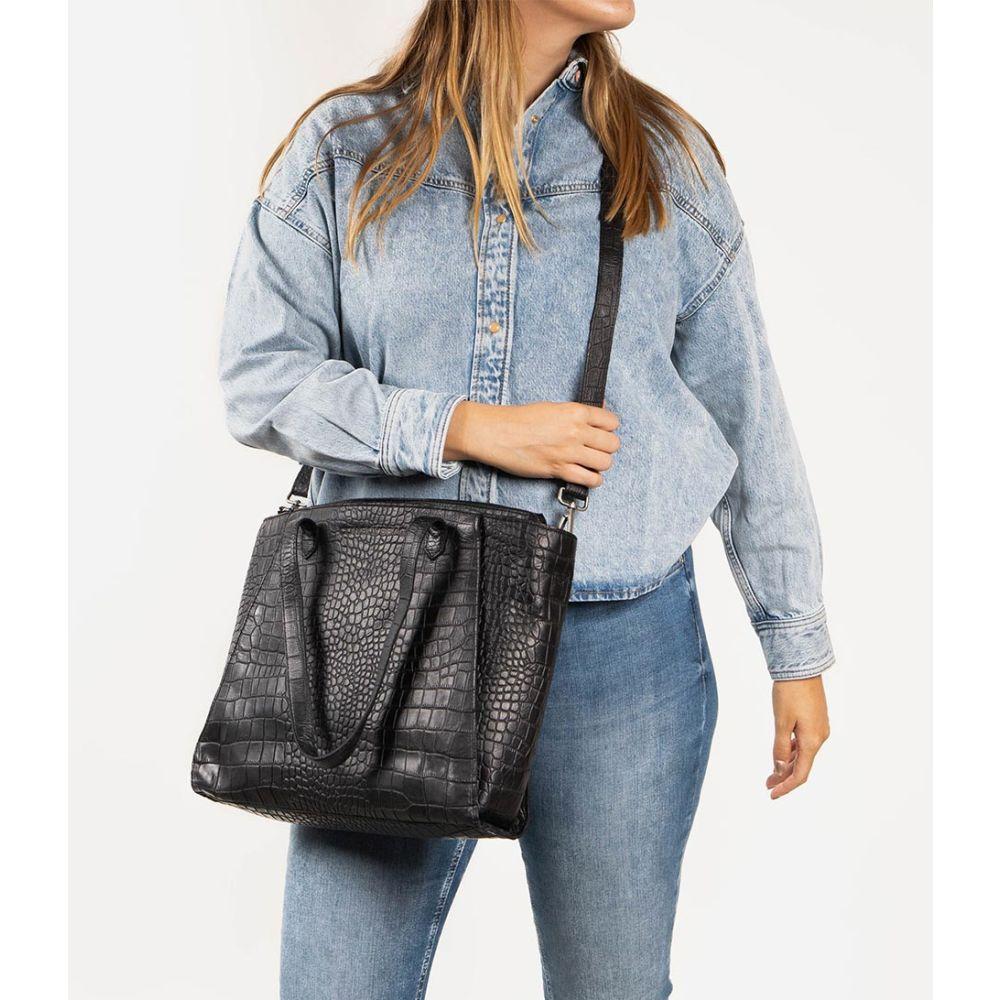 Cowboysbag Cowboysbag Bag Bramhall Croco Black