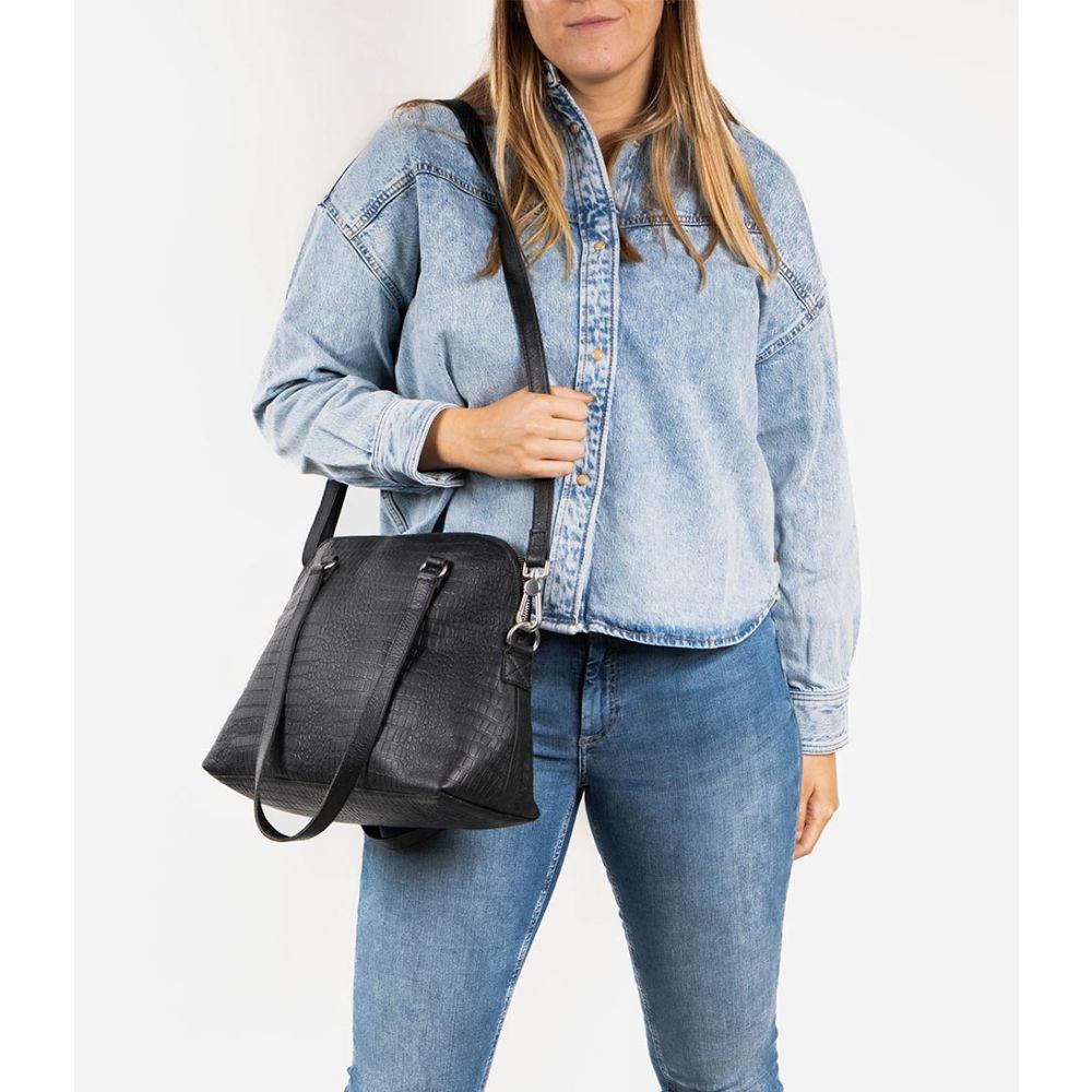 Cowboysbag Cowboysbag Bag Winwick Croco Black