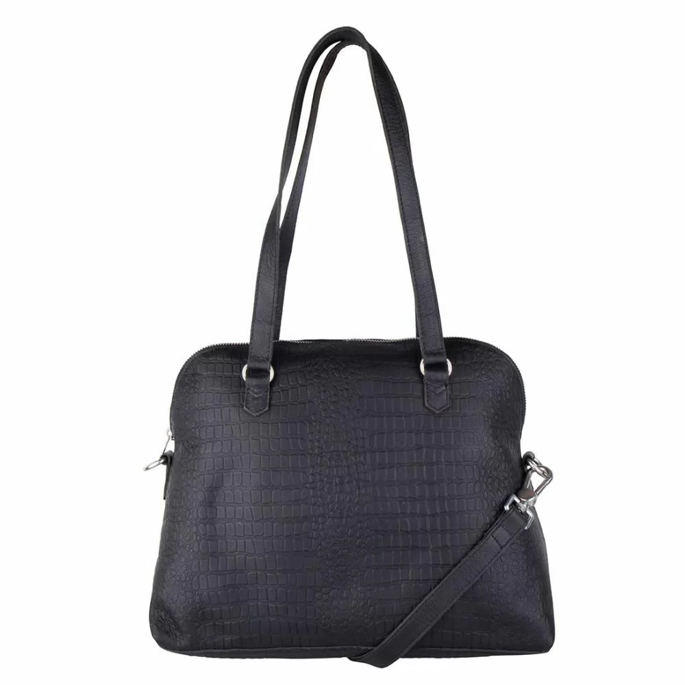 cowboysbag Cowboysbag Bag Winwick Croco Black