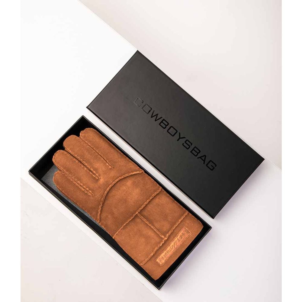 Cowboysbag Cowboysbag Gloves Rusko Men Cognac