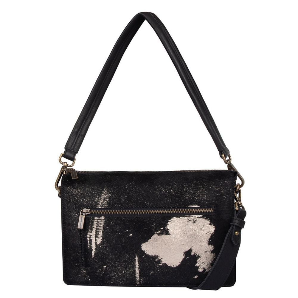 cowboysbag Cowboysbag Crossbody Bloomfield Black Gold Hair On