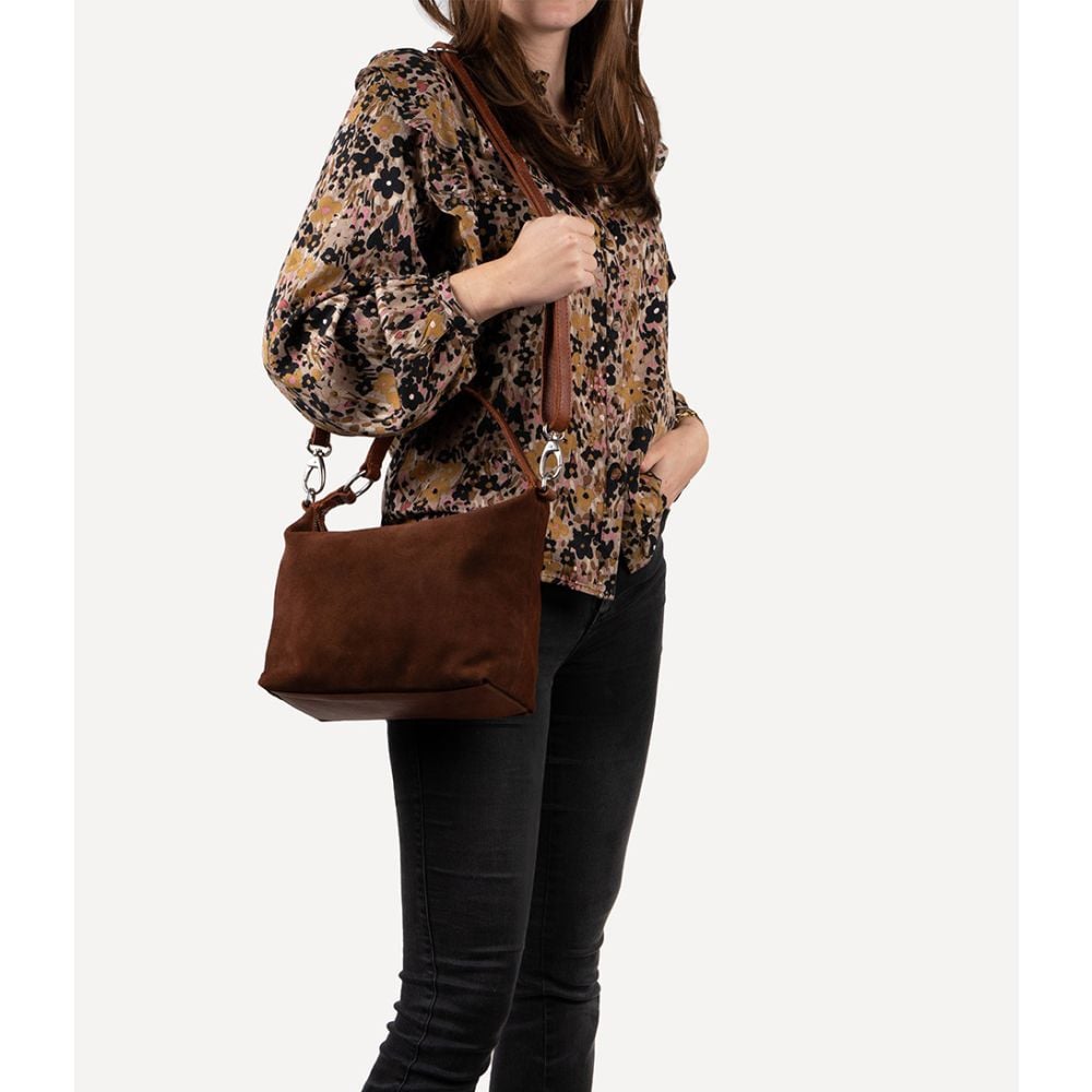 Cowboysbag Cowboysbag Crossbody Concord Dark Tan Cognac