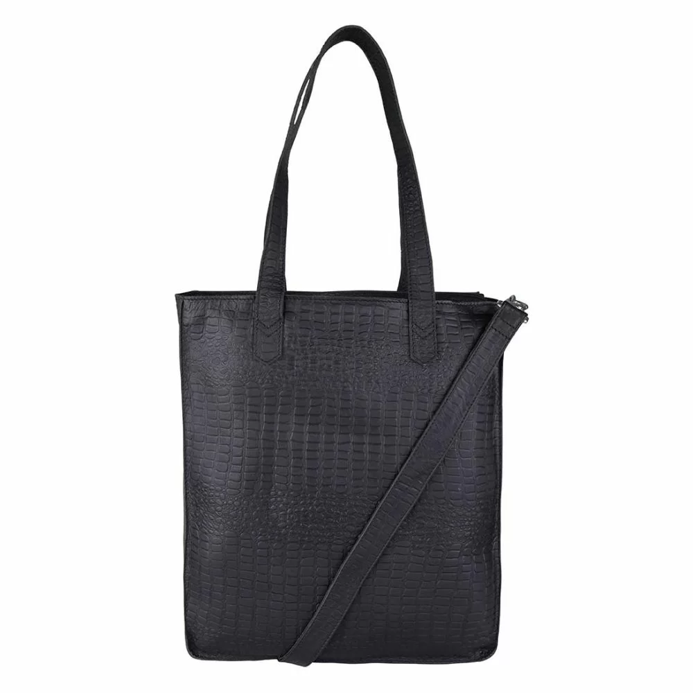 cowboysbag Cowboysbag Laptop Bag Buckley 13 inch Croco Black