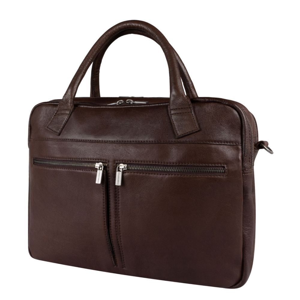 Cowboysbag Cowboysbag Laptop Bag Carrington 15.6 Inch Coffee