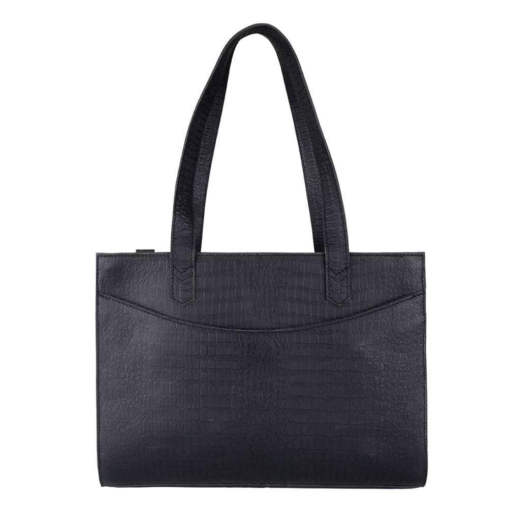 Cowboysbag Cowboysbag Laptop Bag Elston 13 Inch Croco Black