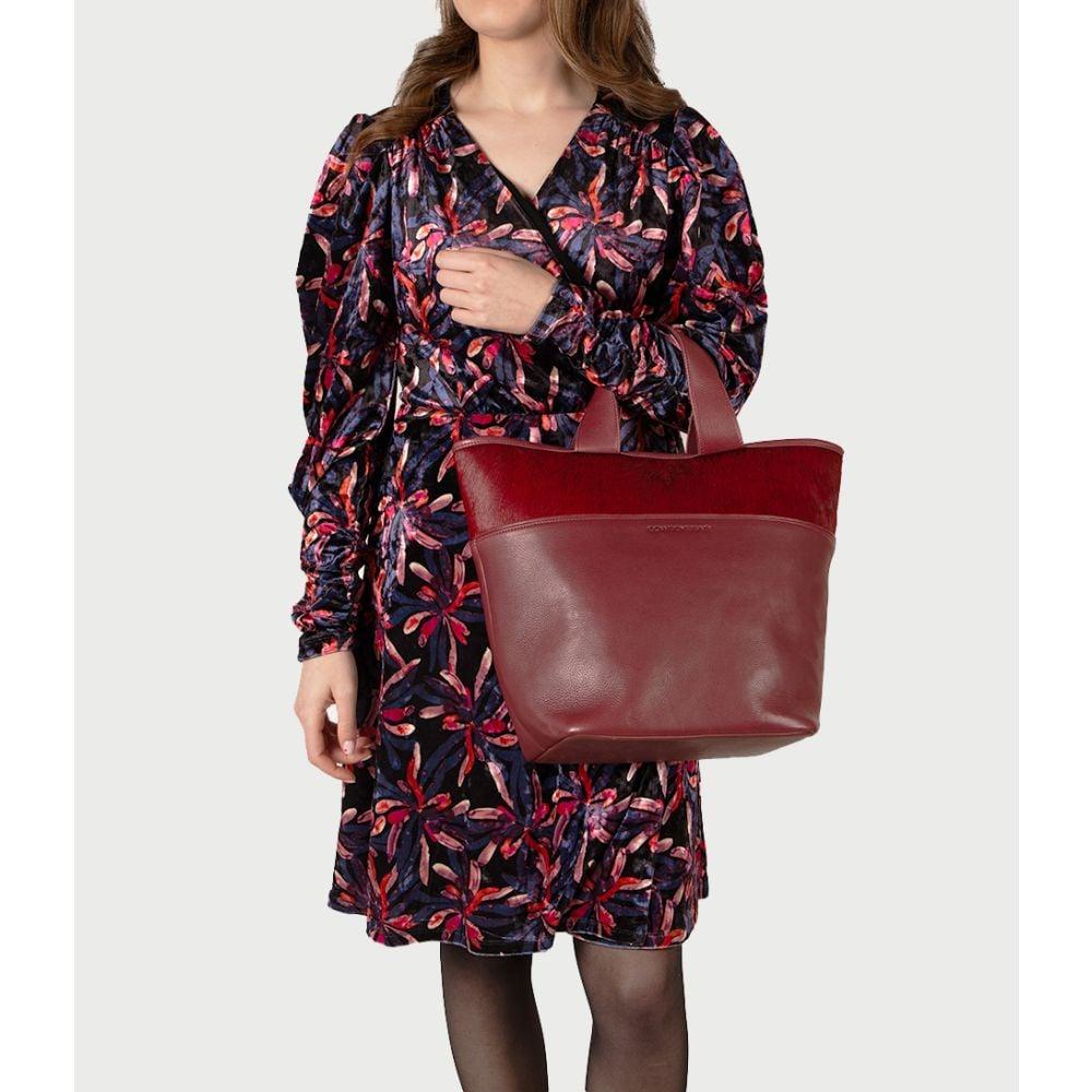 Cowboysbag Cowboysbag Shopper Columbus X Carolien Spoor Bordeaux Red