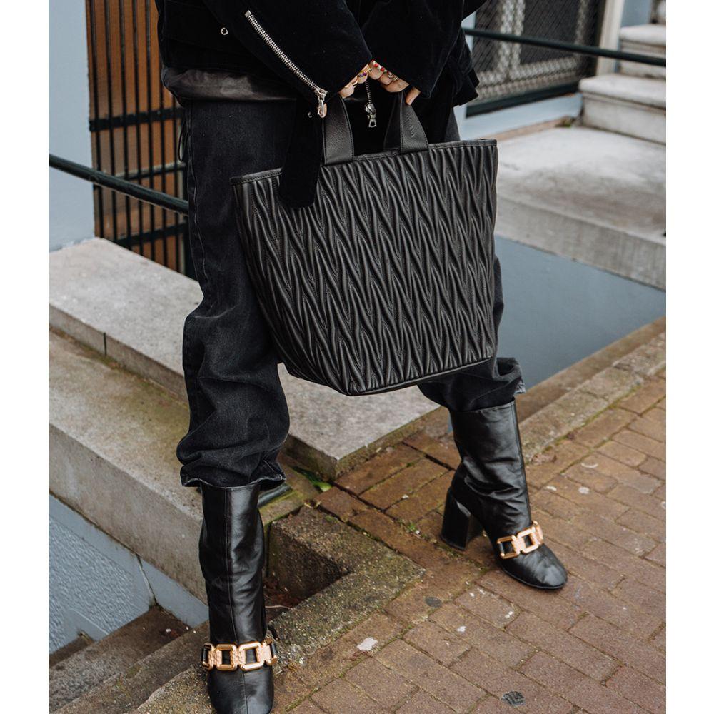 Cowboysbag Cowboysbag Shopper Panama X Carolien Spoor Black