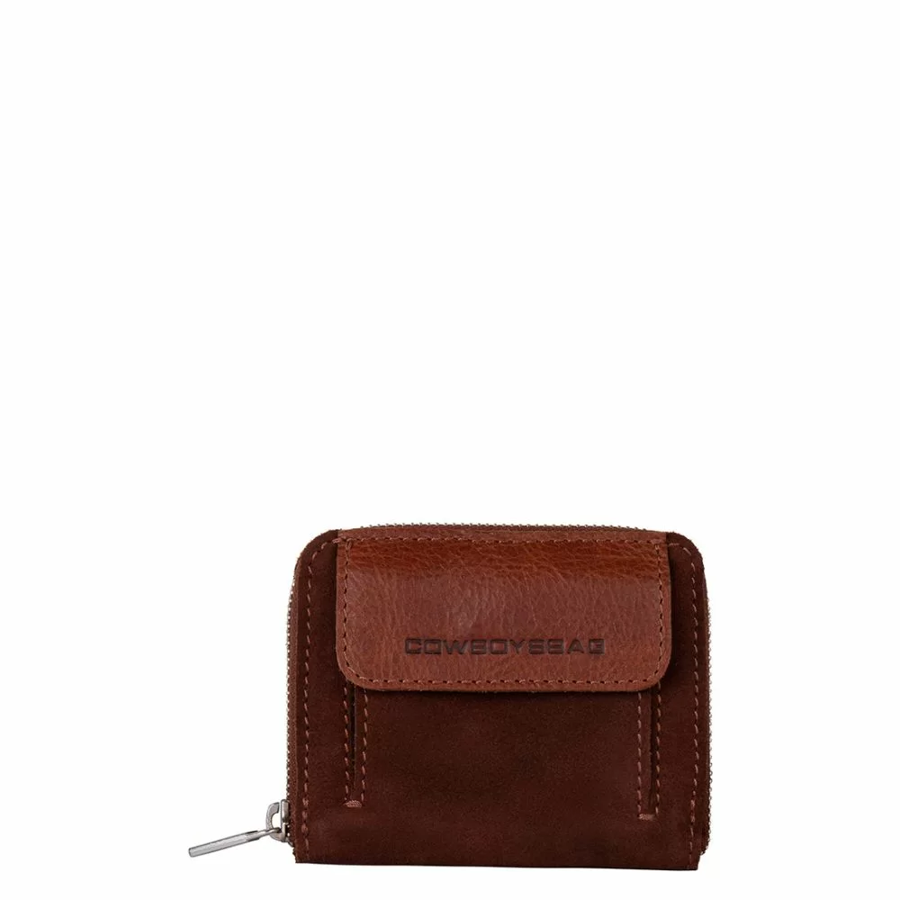 cowboysbag Cowboysbag Wallet Calmar Dark tan cognac