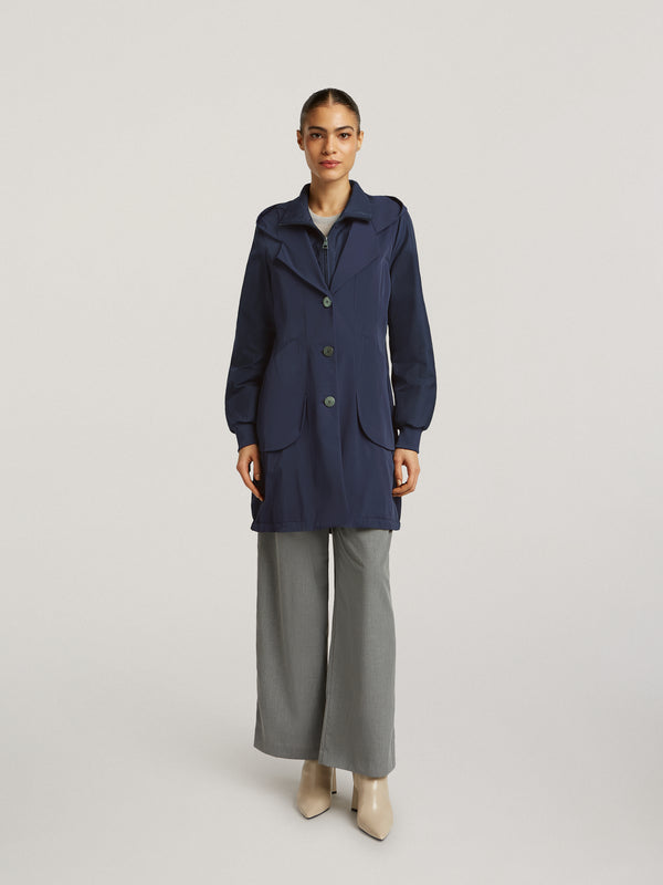 creenstone Evelyn coat Blue