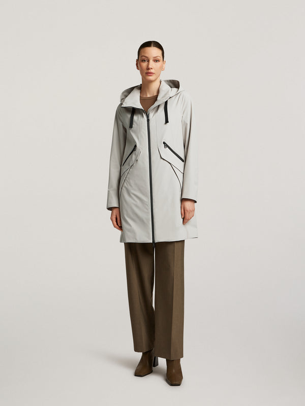creenstone Mabel rainwear coat Grey