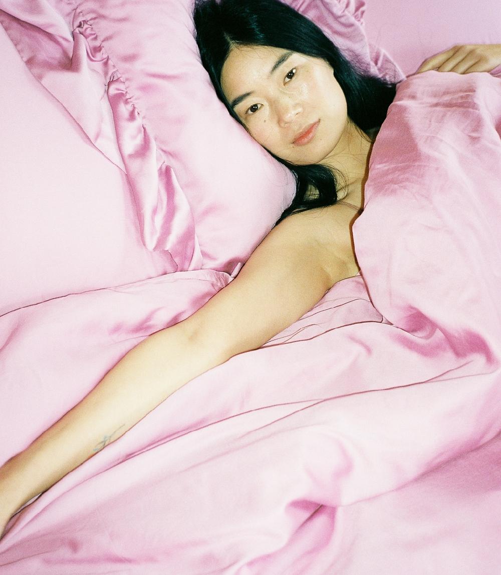 Crisp Sheets Beddengoed Set | Satijn Tencel™ Sunset Pink