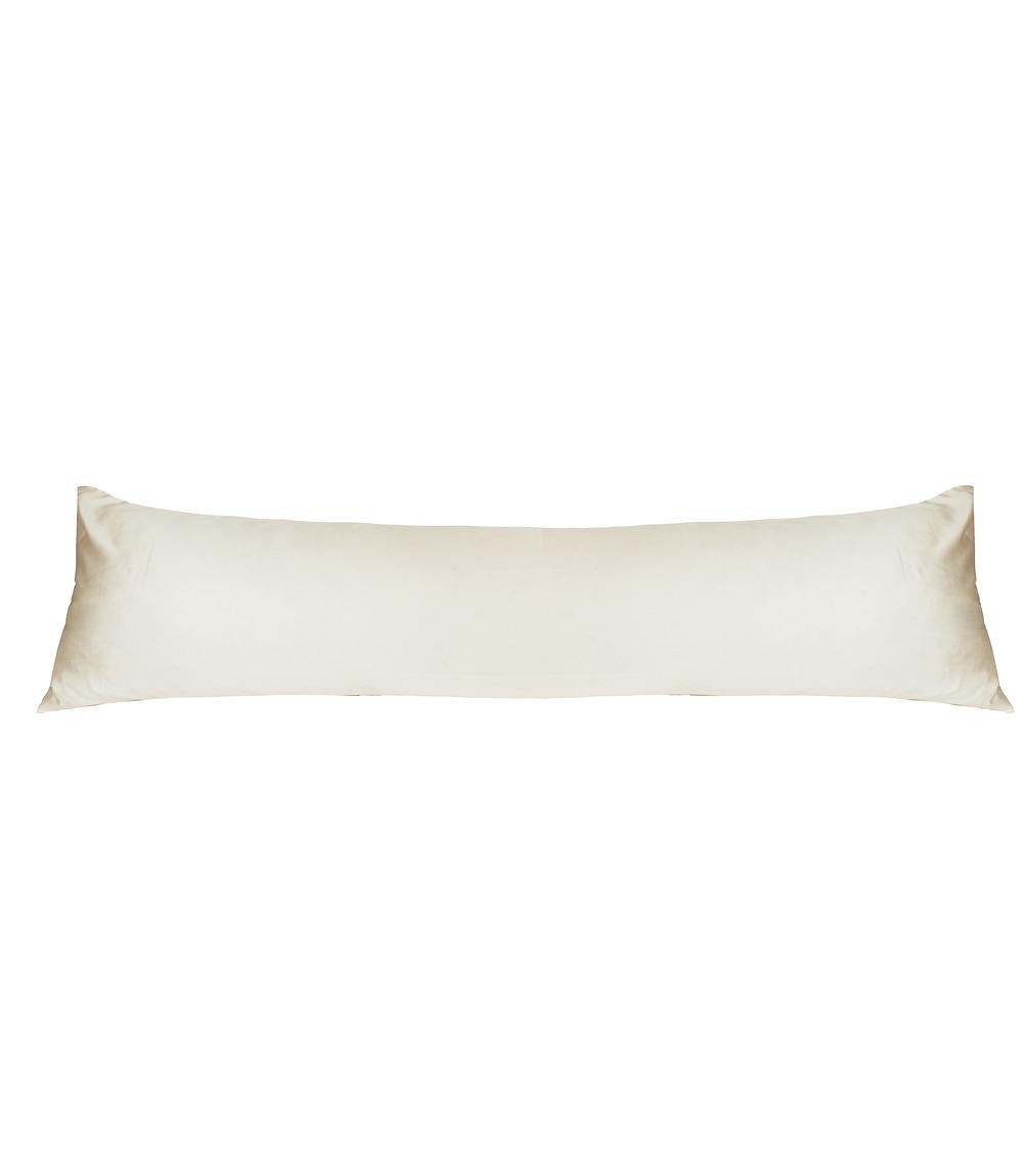 crisp sheets Body Pillow Hoes | Satijn Tencel™ Milk