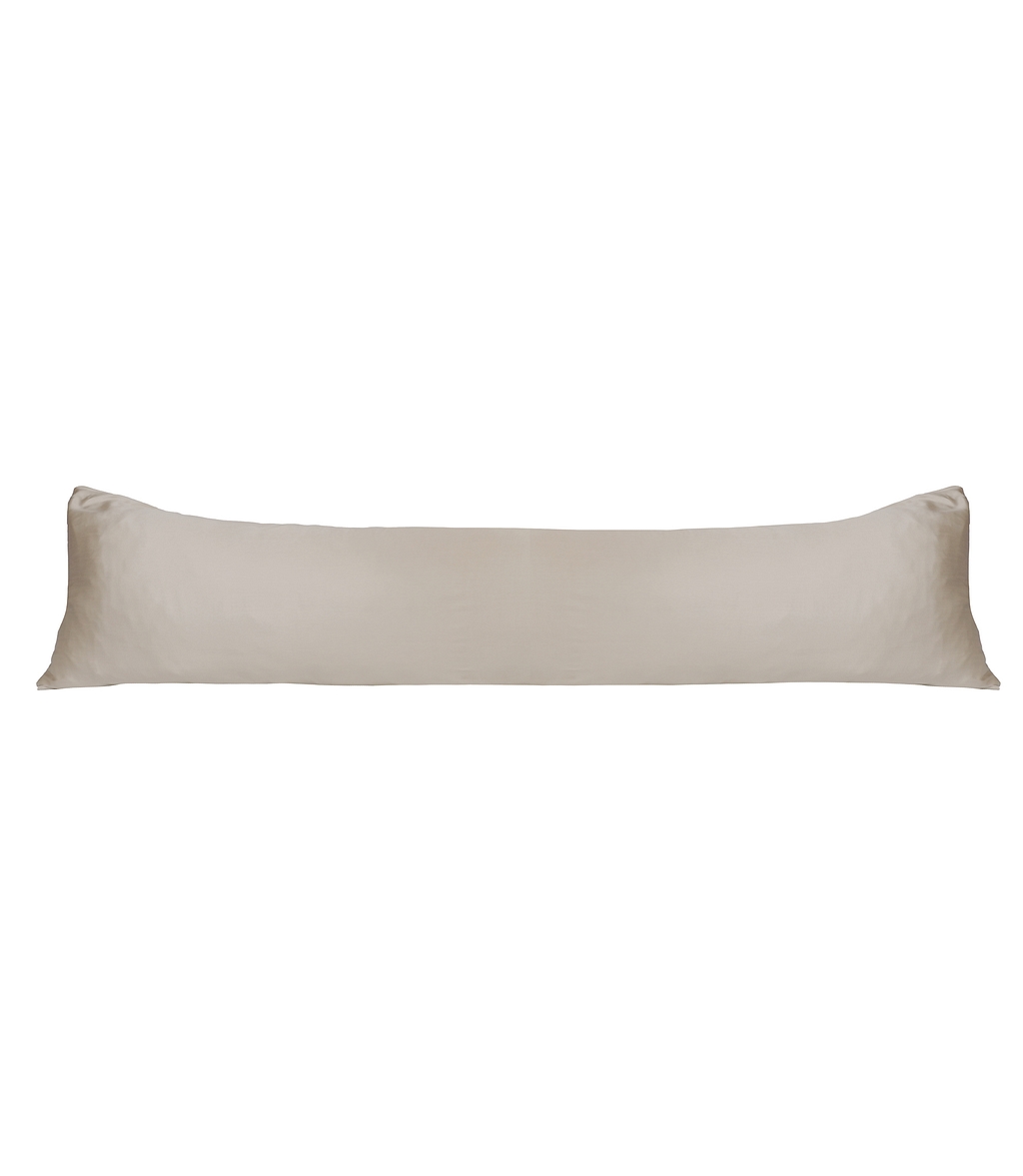 crisp sheets Body Pillow Hoes | Satijn Tencel™ Oat Milk