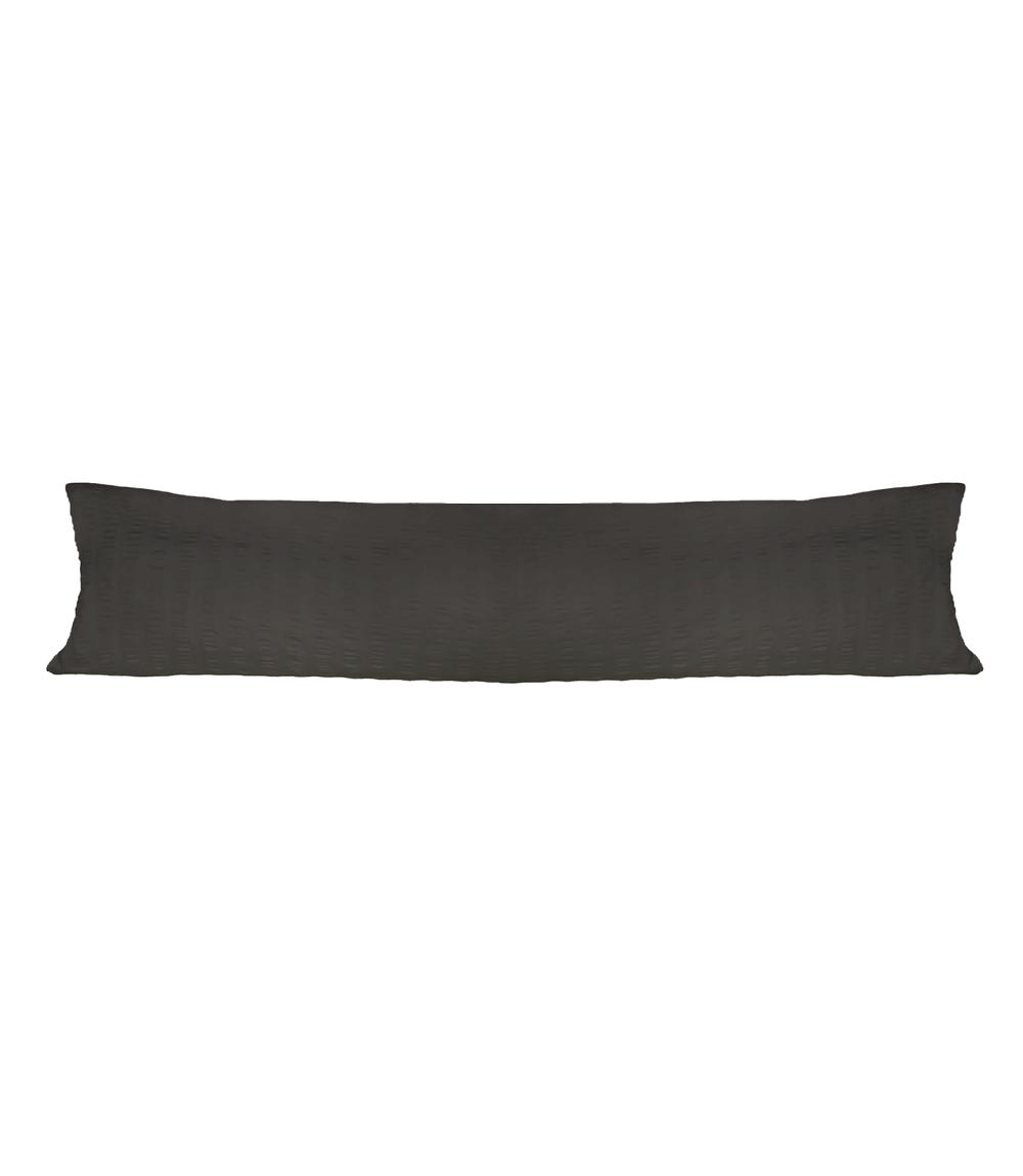 crisp sheets Body Pillow Hoes | Smooth Waffle Grey Brown