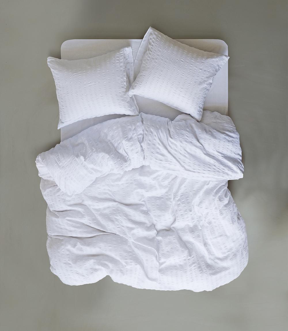 crisp sheets Beddengoed Set | Smooth Waffle White