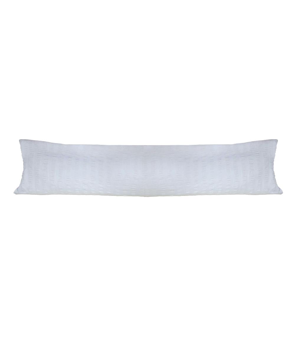 crisp sheets Body Pillow Hoes | Smooth Waffle Silver