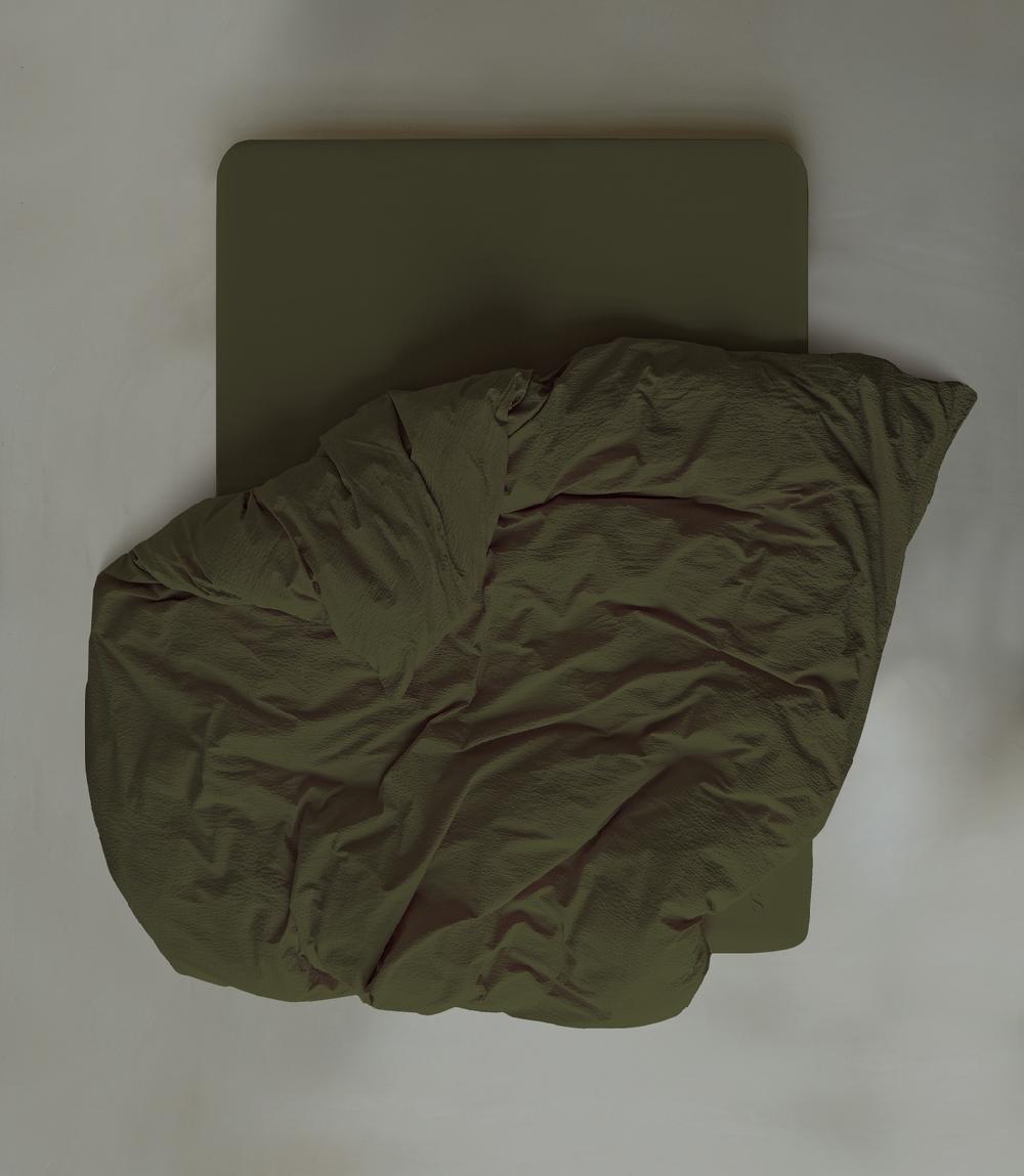 crisp sheets Dekbedovertrek | Crisp Olive