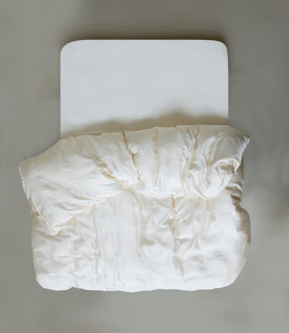 crisp sheets Dekbedovertrek | Satijn Tencel™ Milk