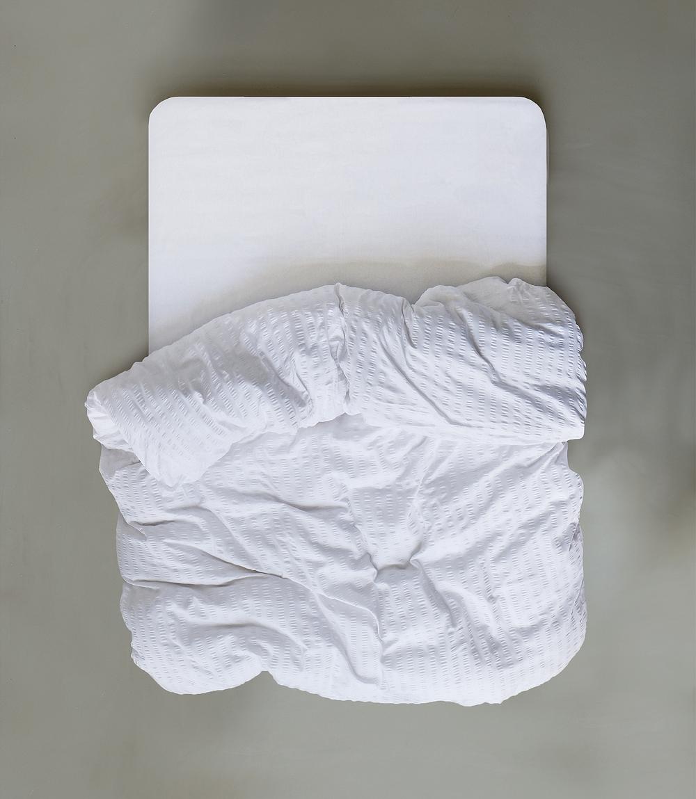 crisp sheets Dekbedovertrek | Smooth Waffle White