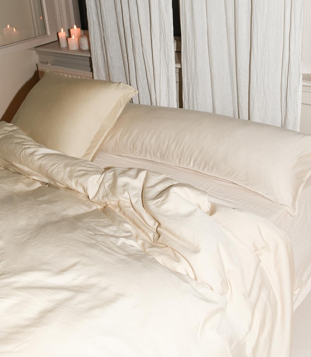 Crisp Sheets Dekbedovertrek | Smoothy Pale Beige