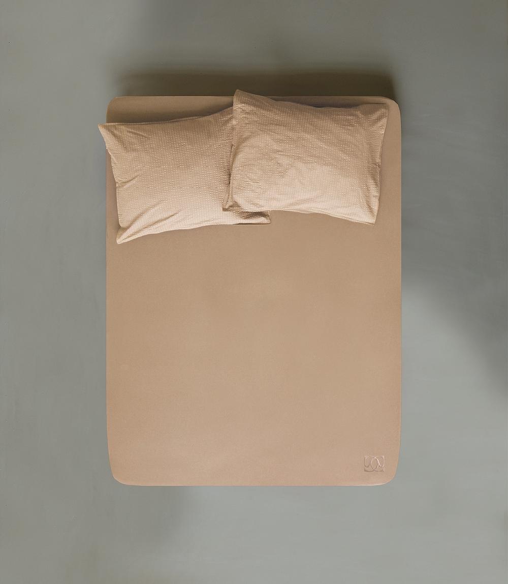 crisp sheets Hoeslaken | Perkal Katoen Sand Dune