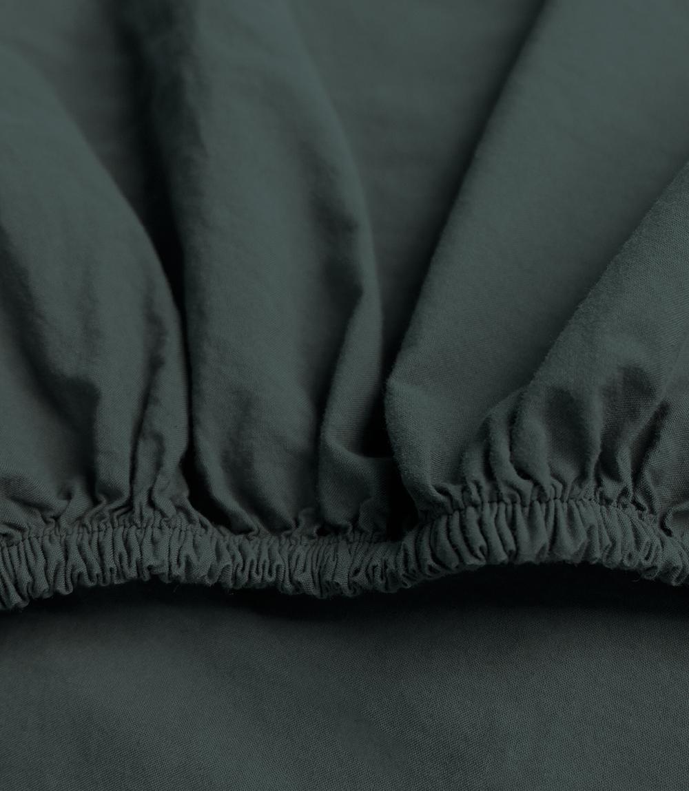 Crisp Sheets Hoeslaken | Perkal Katoen Seafoam