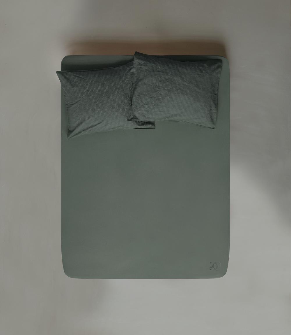 crisp sheets Hoeslaken | Perkal Katoen Seafoam