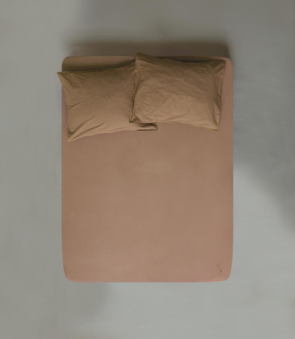 crisp sheets Hoeslaken | Perkal Tencel™ Cappuccino