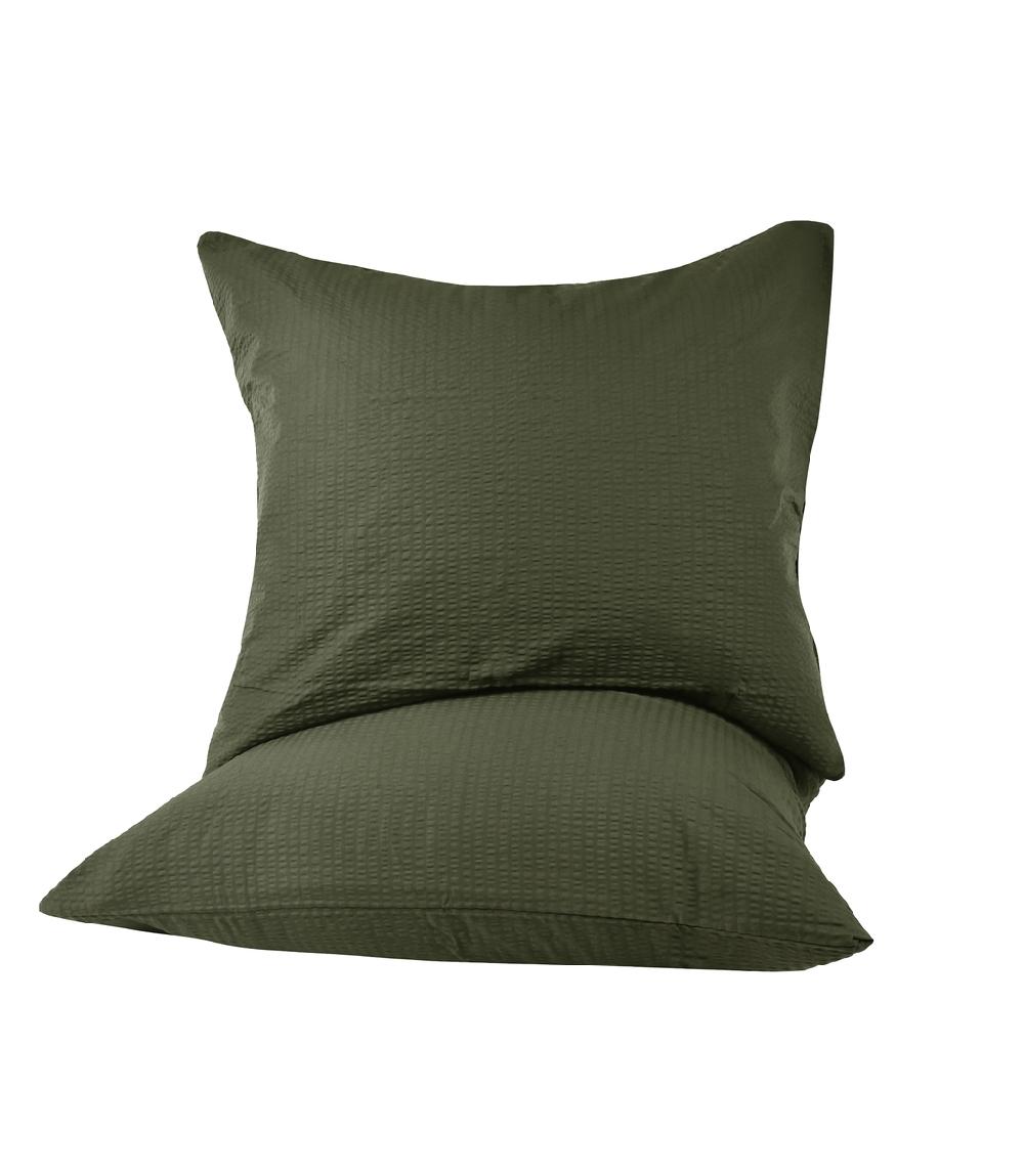 crisp sheets Kussensloop Set | Crisp Olive