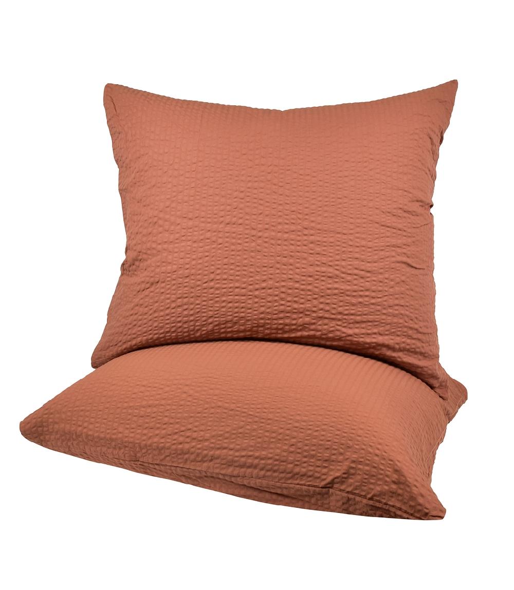 crisp sheets Kussensloop Set | Crisp Terra Cotta