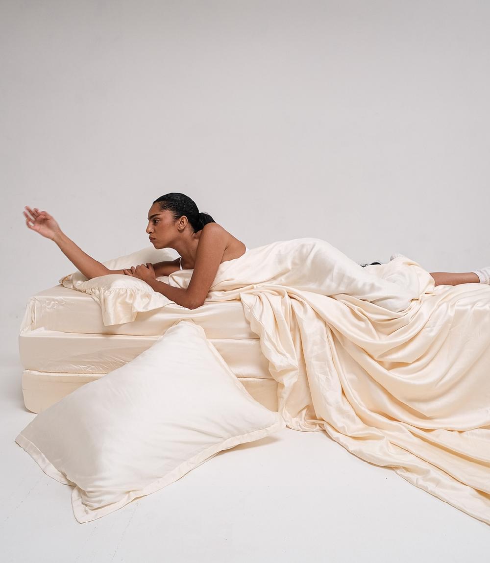 Crisp Sheets Kussensloop Set | Satijn Tencel™ Milk