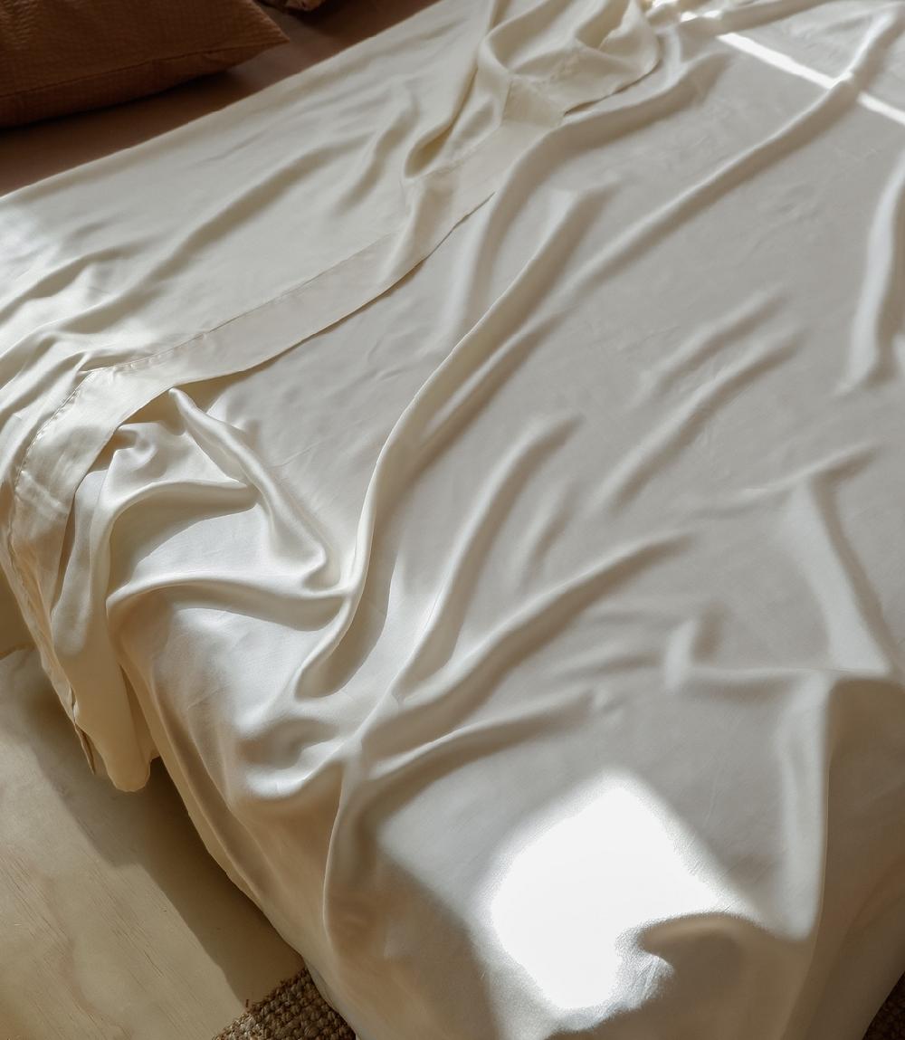 Crisp Sheets Laken | Satijn Tencel™ Milk