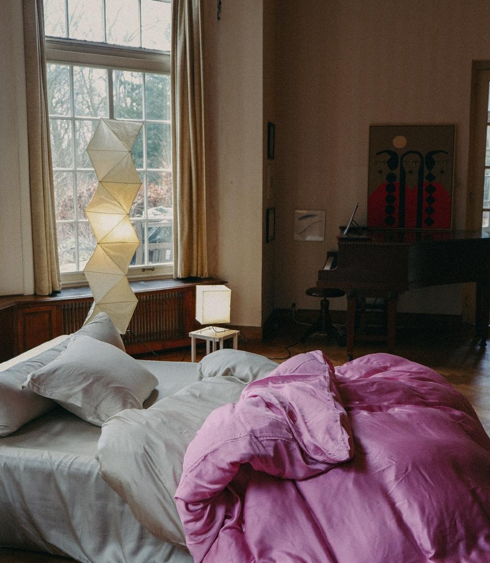 Crisp Sheets Dekbedovertrek | Satijn Tencel™ Sunset Pink