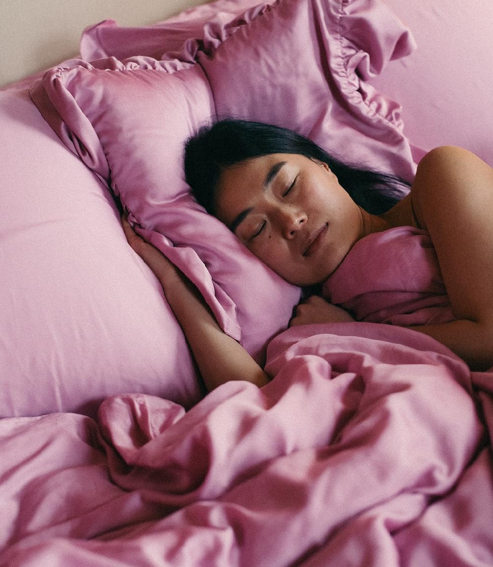 Crisp Sheets Dekbedovertrek | Satijn Tencel™ Sunset Pink