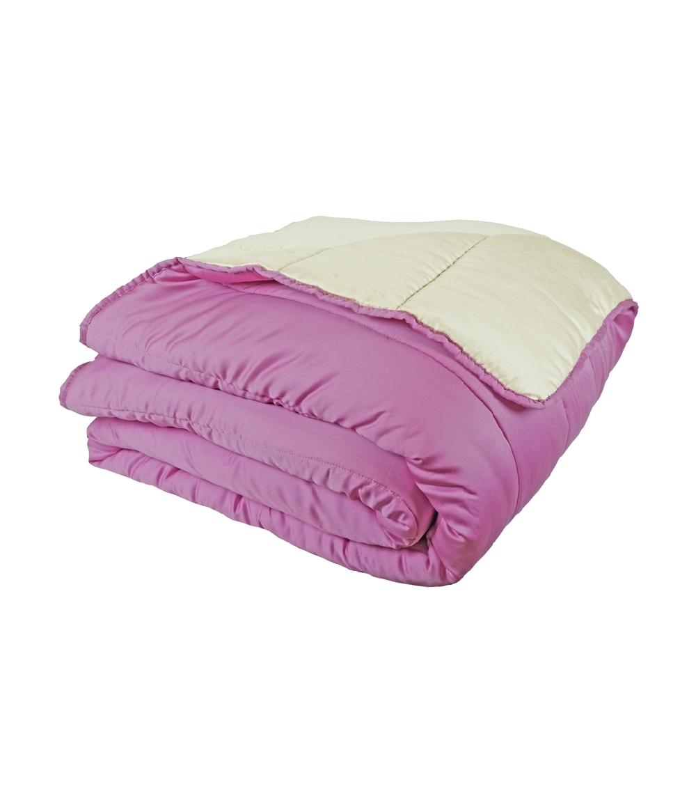 crisp sheets Quilt | Satijn Tencel™ Sunset Pink/Oat Milk