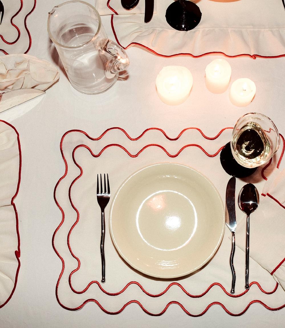 Crisp Sheets Servetten Met Ruches Set | Kulu Club X Crisp Sheets