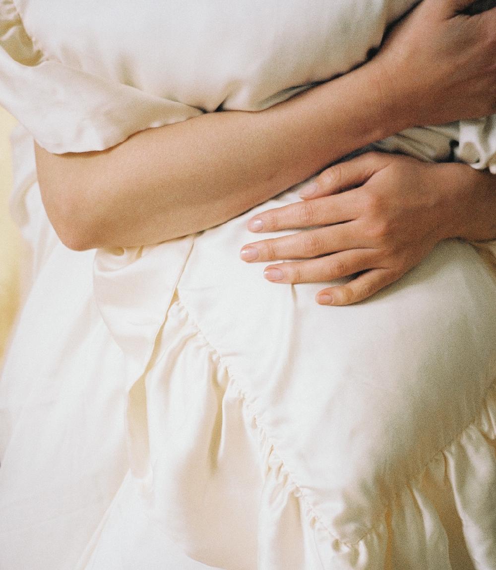 Crisp Sheets Sierkussen Met Ruches | Satijn Tencel™ Milk