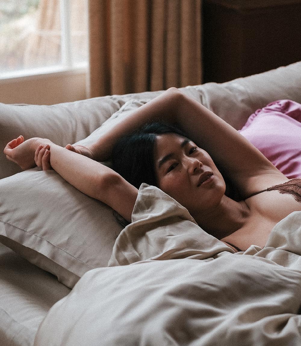 Crisp Sheets Sleeping Beauty Kussensloop | Sateen Tencel™ Oat Milk