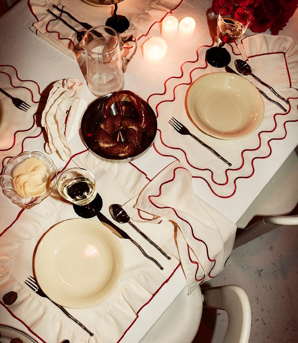 Crisp Sheets Wavy Servetten Set | Kulu Club X Crisp Sheets