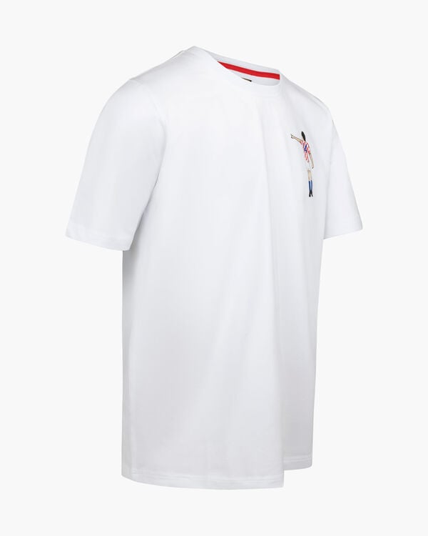 Cruyff Dos Rayas Graphic Tee - Croatia Code: CA242161-153