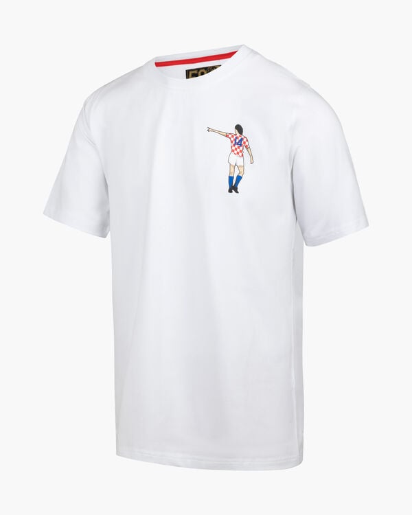 Cruyff Dos Rayas Graphic Tee - Croatia Code: CA242161-153